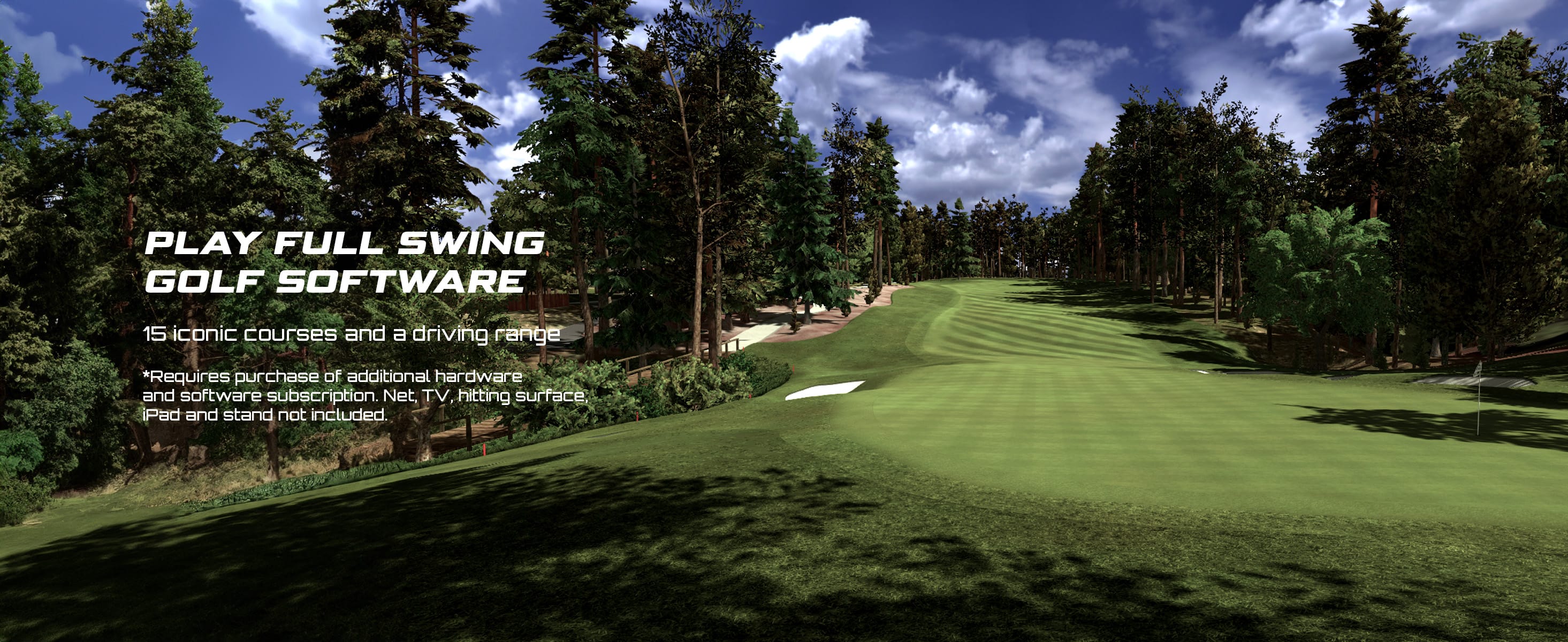 Full Swing KIT garage golf simulator bundle setup